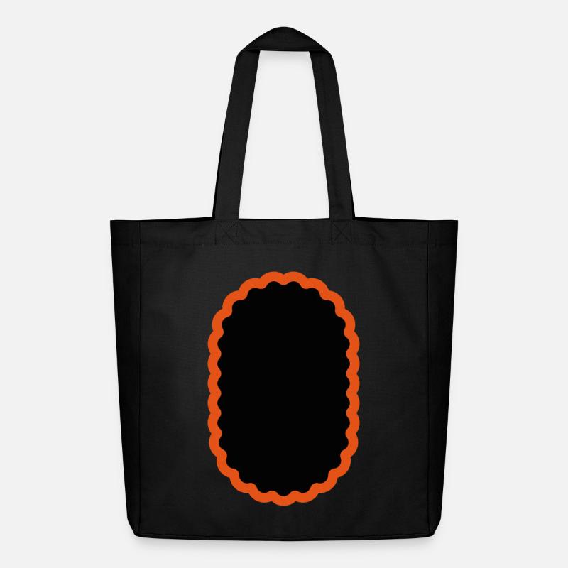 Patch vélo ovale, vélo patch vélo - Tote bag Stanley/Stella Midweight recyclé - noir