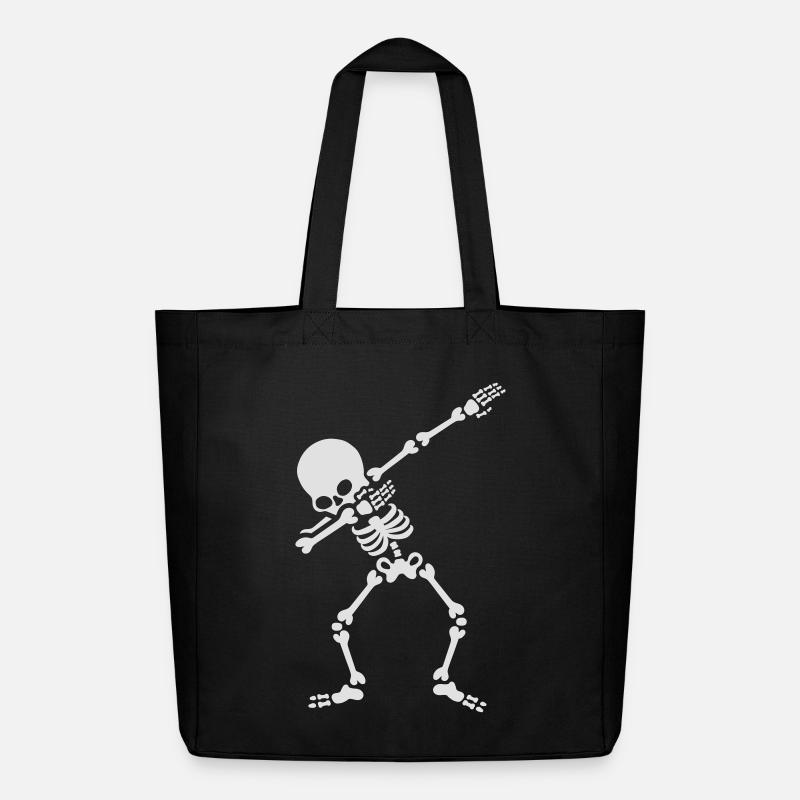 Dabbing skeleton (Dab) - Midweight Recycled Tote Bag by Stanley/Stella - black