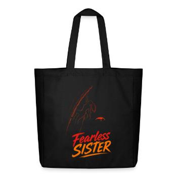 Sœur Intrépide – Grimper sans peur - Tote bag Stanley/Stella Midweight recyclé - noir - Devant