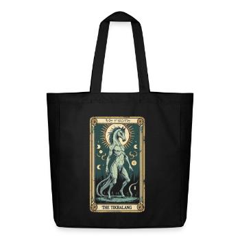 The Tikbalang Mythologische Kreaturen - Midweight recycelter Stoffbeutel von Stanley/Stella - Schwarz - Vorne