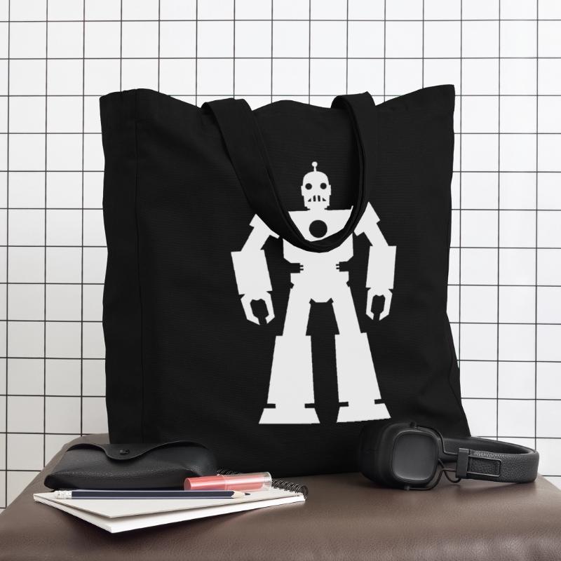 Robots – AI Technology Sci-Fi Nerd Design Midweight Recycled Tote Bag by Stanley/Stella