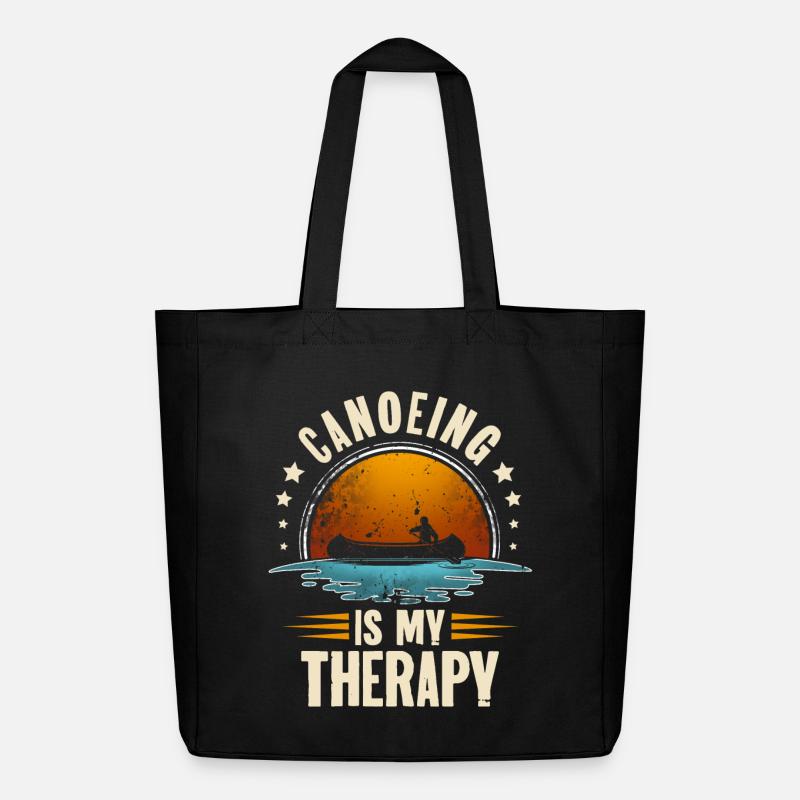Canoë Canoë Canoë - Tote bag Stanley/Stella Midweight recyclé - noir