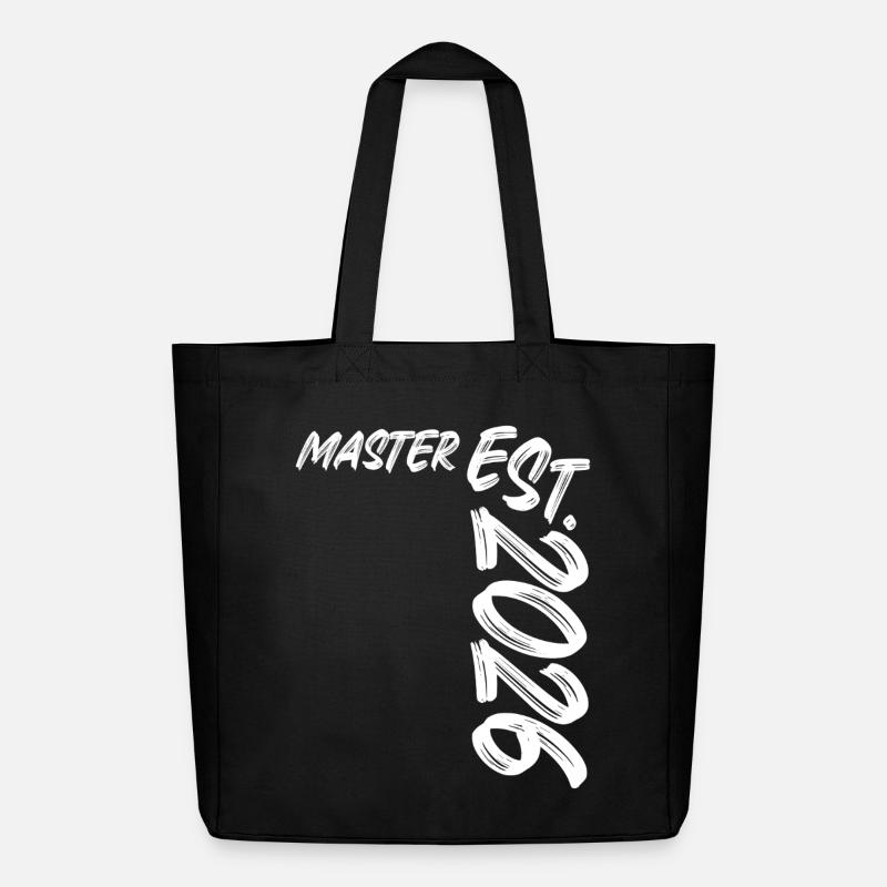 Master Est. 2026 - Midweight recycelter Stoffbeutel von Stanley/Stella - Schwarz