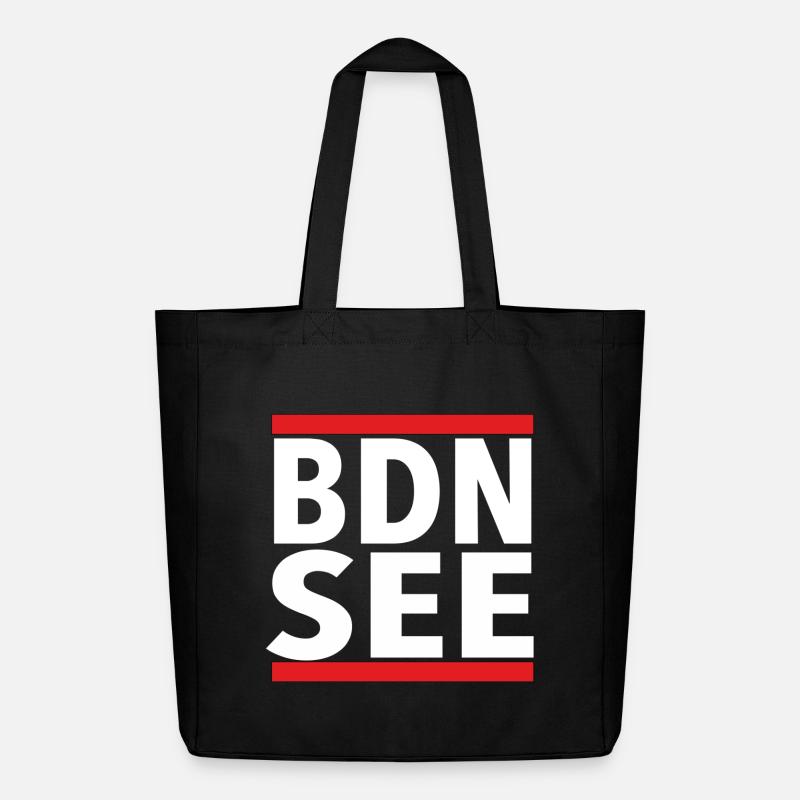BDN SEE - Midweight recycelter Stoffbeutel von Stanley/Stella - Schwarz