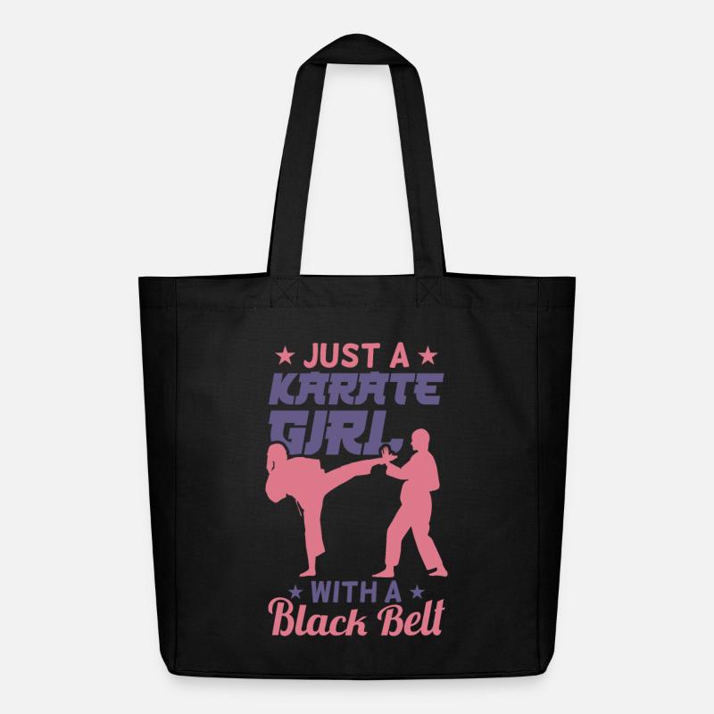 Fille de karaté - Tote bag Stanley/Stella Midweight recyclé - noir