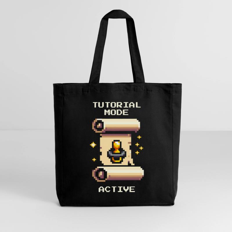 Tutorial Mode Active | Parents at the learning level Midweight Recycled Tote Bag by Stanley/Stella