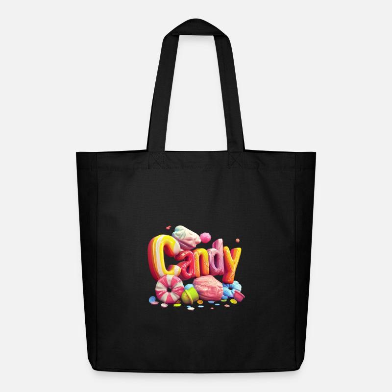 Candy Lover - Midweight recycelter Stoffbeutel von Stanley/Stella - Schwarz