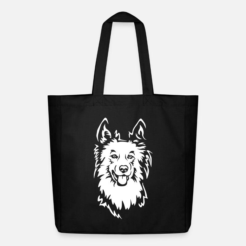 Harzer Fuchs Kopf "Black Edition" - Midweight recycelter Stoffbeutel von Stanley/Stella - Schwarz