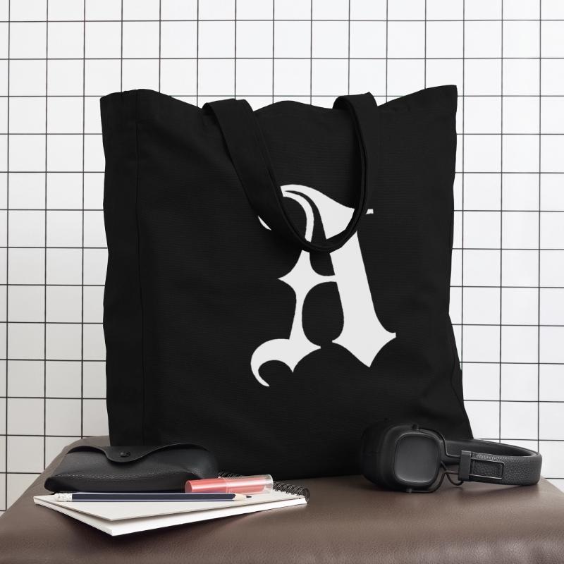 Gothic Monogram A Script Midweight Recycled Tote Bag by Stanley/Stella
