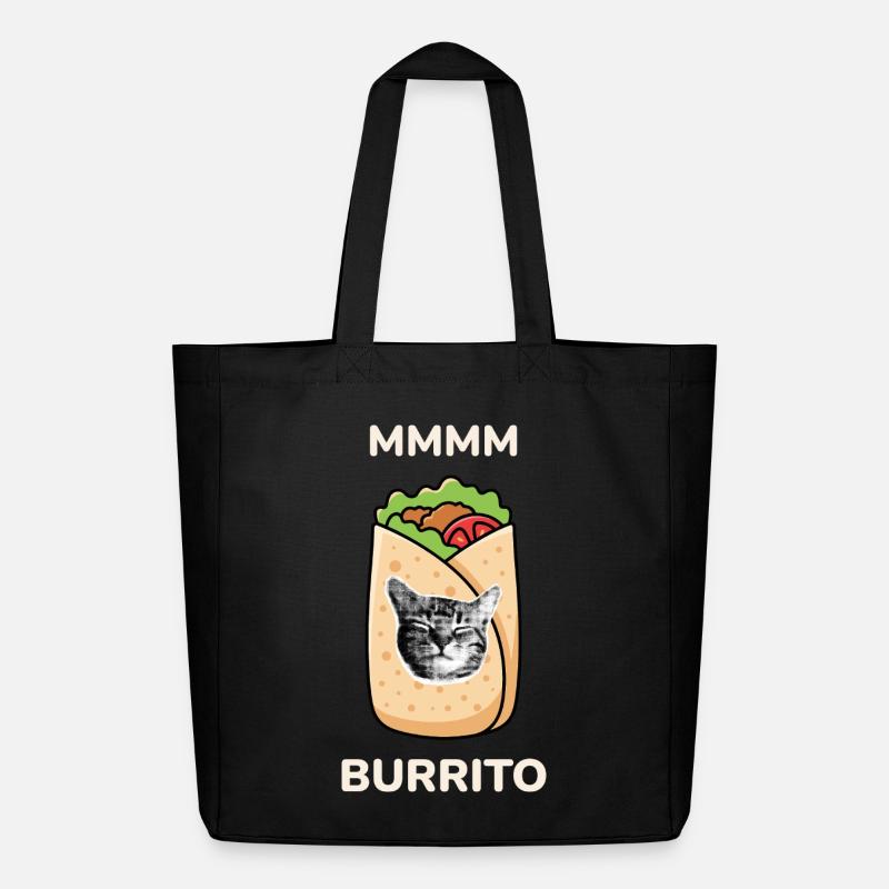 Burrito-MMMM - Tote bag Stanley/Stella Midweight recyclé - noir