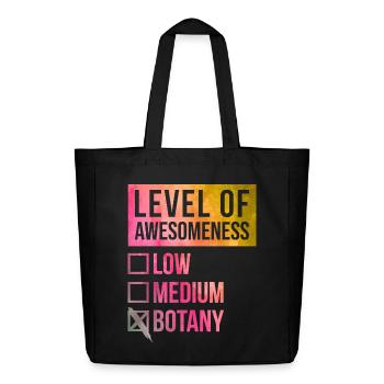 Botany - Midweight Recycled Tote Bag by Stanley/Stella - black - Front