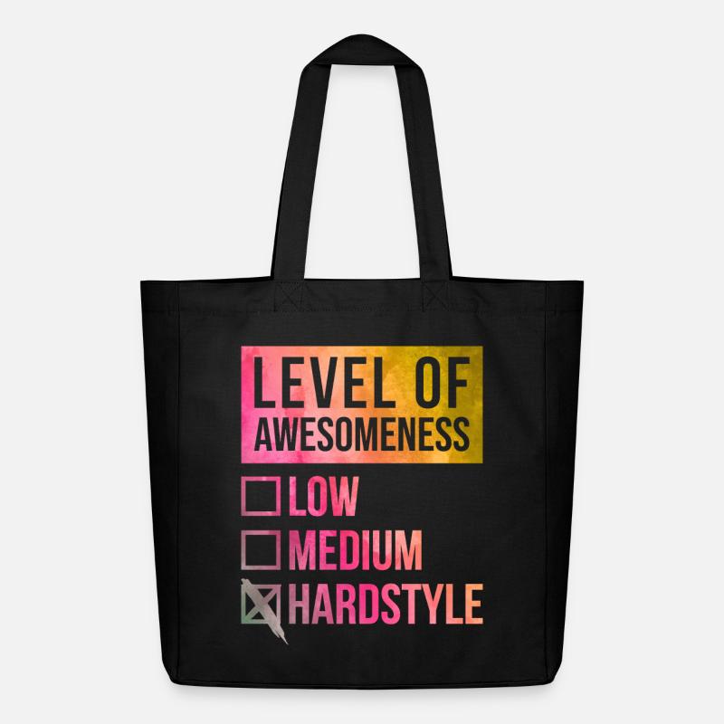 Hardstyle - Tote bag Stanley/Stella Midweight recyclé - noir