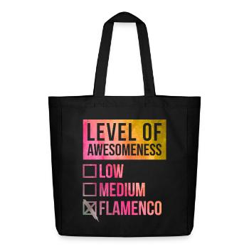 flamenco - Tote bag Stanley/Stella Midweight recyclé - noir - Devant