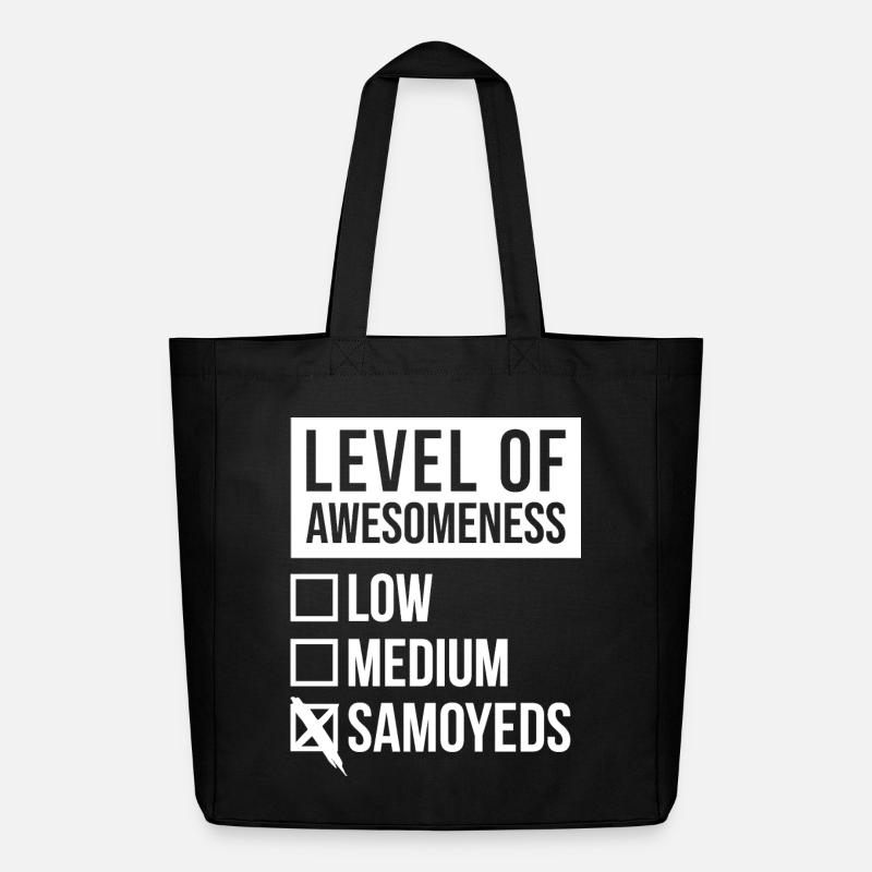 Samoyed - Tote bag Stanley/Stella Midweight recyclé - noir
