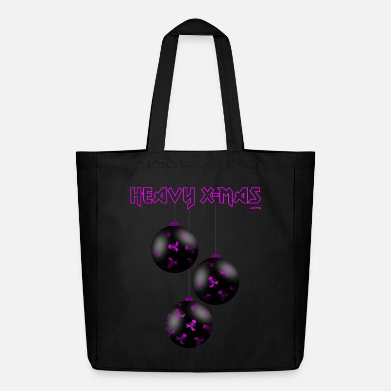 HEAVY X-MAS, PINK - Midweight recycelter Stoffbeutel von Stanley/Stella - Schwarz