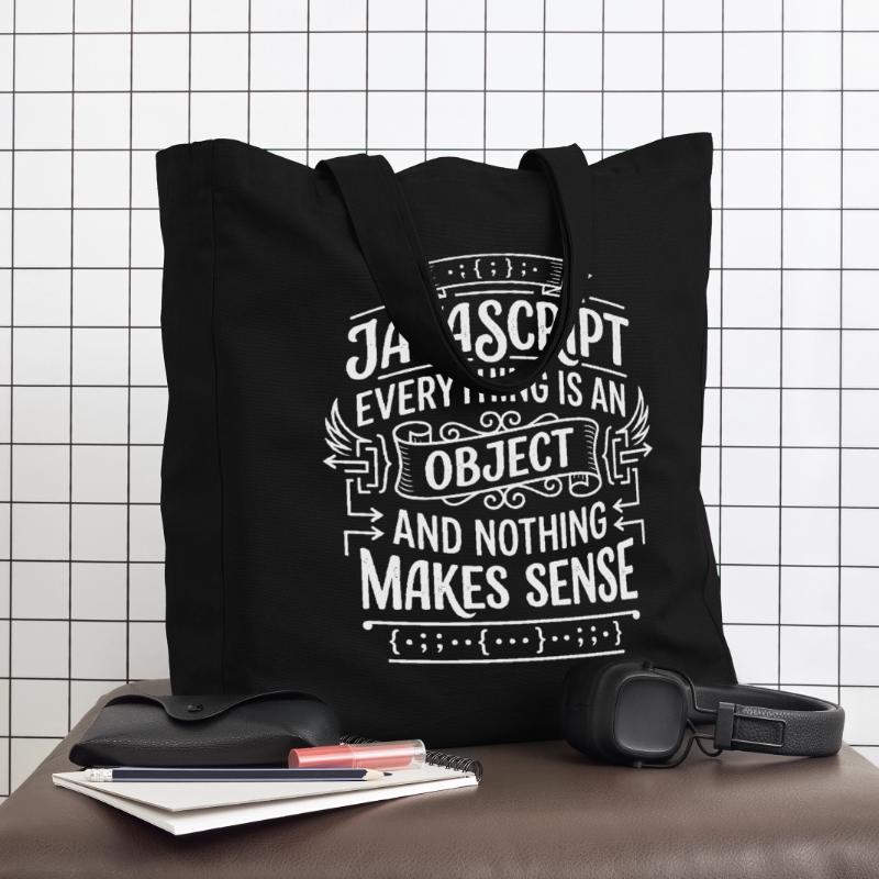 JavaScript: Everything is an object Midweight Recycled Tote Bag by Stanley/Stella