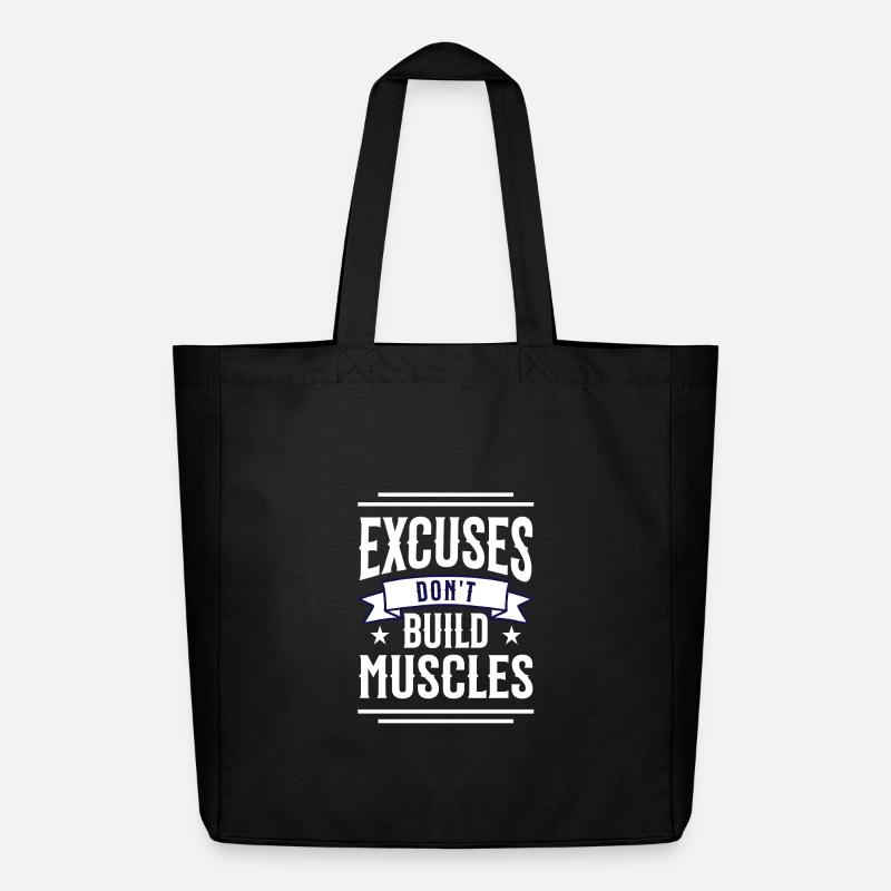 N’excuse pas - Tote bag Stanley/Stella Midweight recyclé - noir