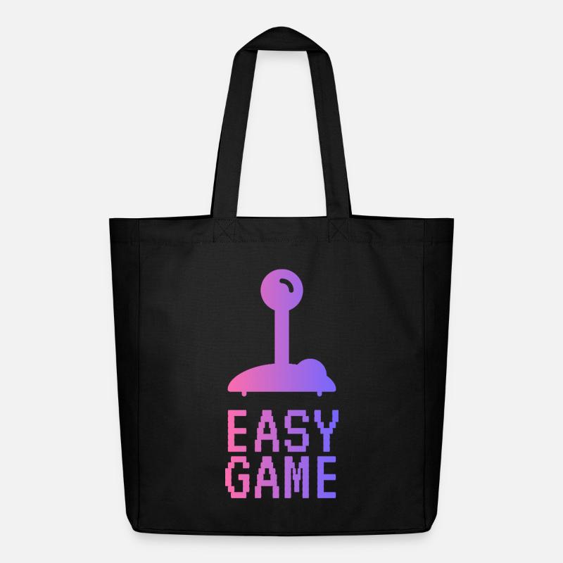 Easy Pixel Gradient Game - Midweight recycelter Stoffbeutel von Stanley/Stella - Schwarz
