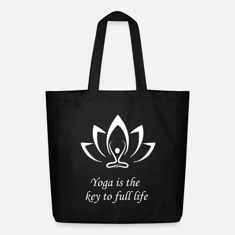 Yoga - Midweight recycelter Stoffbeutel von Stanley/Stella - Schwarz