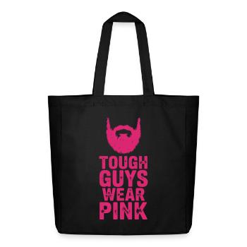 Les durs à cuire portent du rose - Tote bag Stanley/Stella Midweight recyclé - noir - Devant
