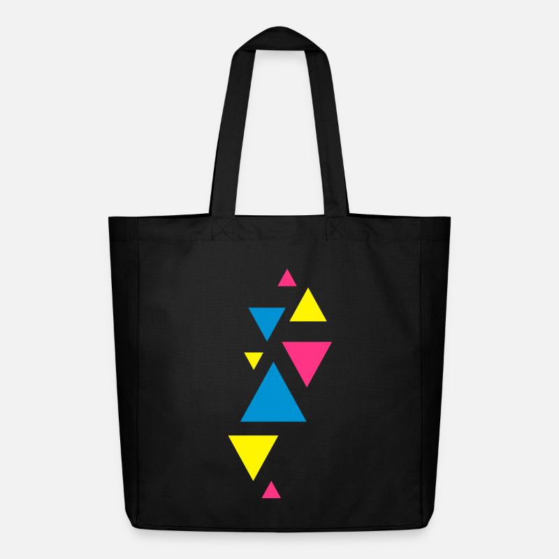three eckedesign forms hipster - Midweight Recycled Tote Bag by Stanley/Stella - black