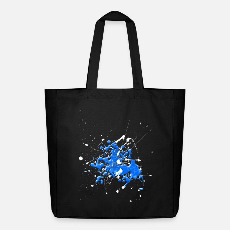 Whiteblue.Splash - Midweight Recycled Tote Bag by Stanley/Stella - black