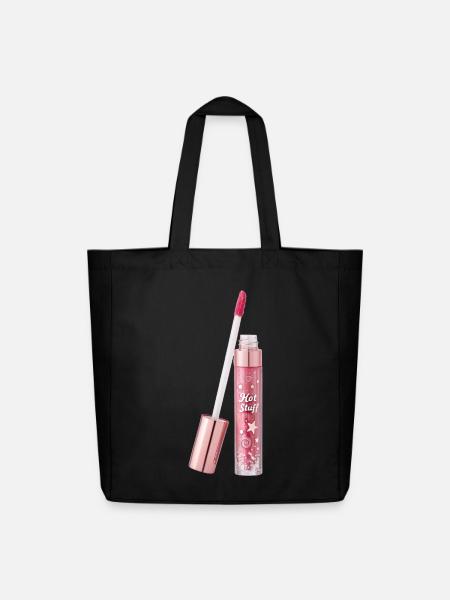 Lipgloss mit Glittereffekt - Midweight recycelter Stoffbeutel von Stanley/Stella - Schwarz
