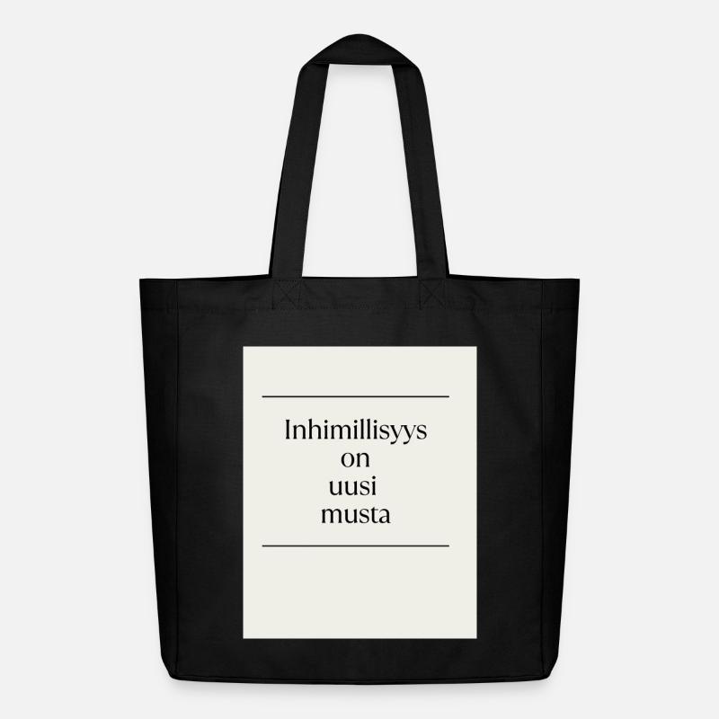 Inhimillisys ist das neue Schwarz - Midweight recycelter Stoffbeutel von Stanley/Stella - Schwarz