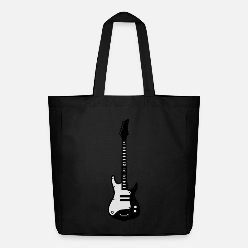 Gitarre - Midweight recycelter Stoffbeutel von Stanley/Stella - Schwarz