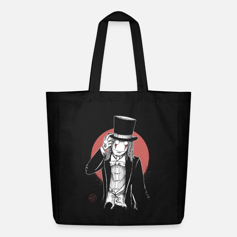 Spooky guy - Midweight Recycled Tote Bag by Stanley/Stella - black