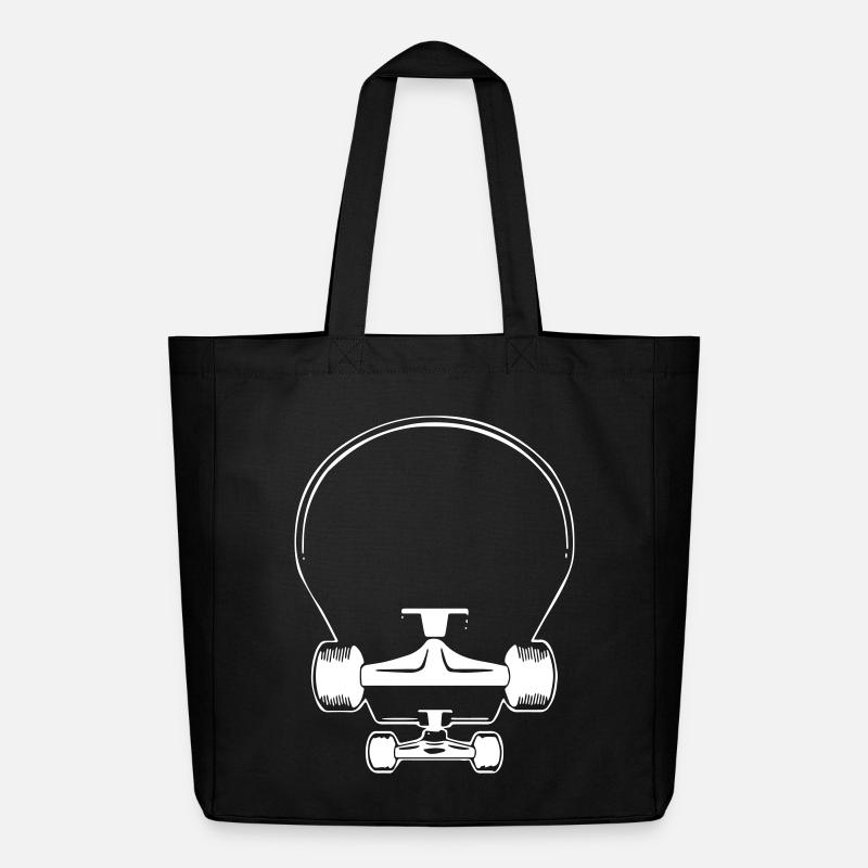 Skateboard - Midweight recycelter Stoffbeutel von Stanley/Stella - Schwarz