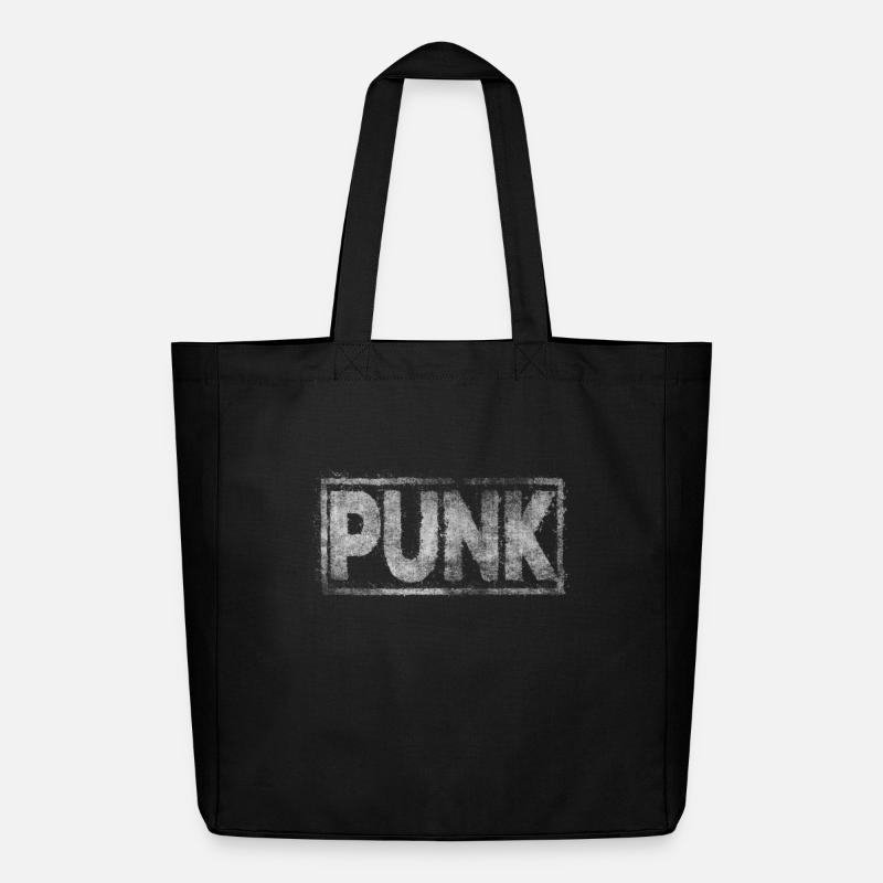 Punk - Midweight recycelter Stoffbeutel von Stanley/Stella - Schwarz