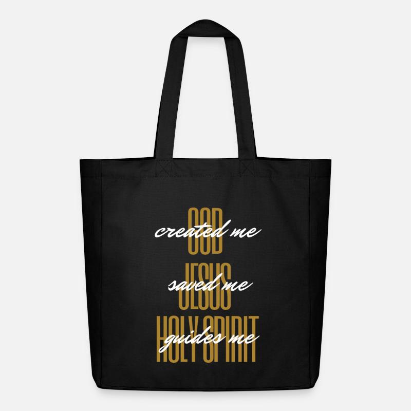 HOLY Trinity 2 - Midweight Recycled Tote Bag by Stanley/Stella - black
