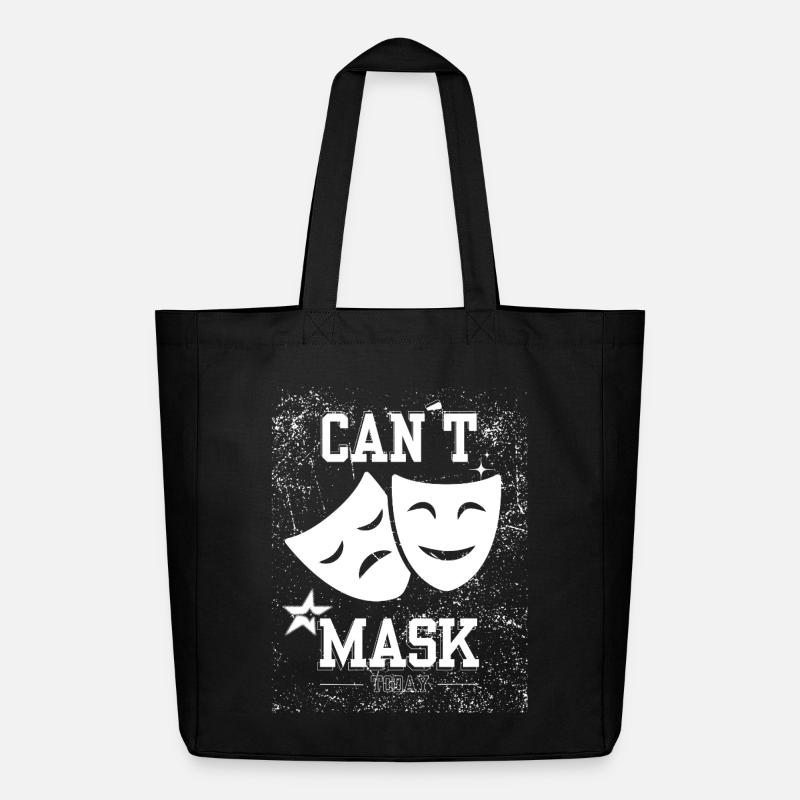 Impossible de masquer aujourd’hui – Drain d’énergie neurodivergente - Tote bag Stanley/Stella Midweight recyclé - noir