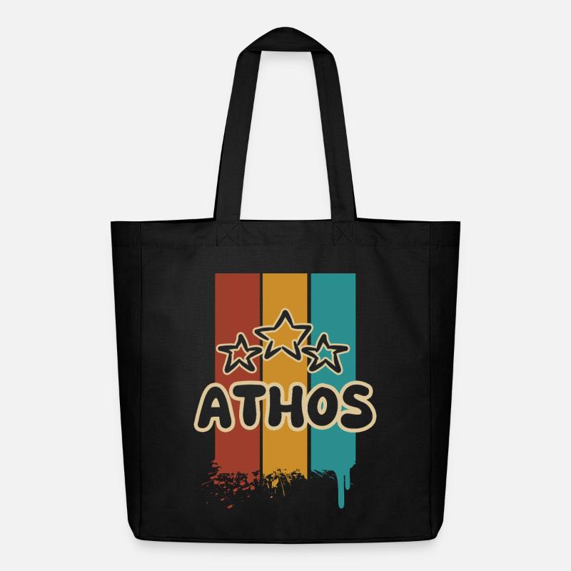 Athos Athos - Midweight recycelter Stoffbeutel von Stanley/Stella - Schwarz