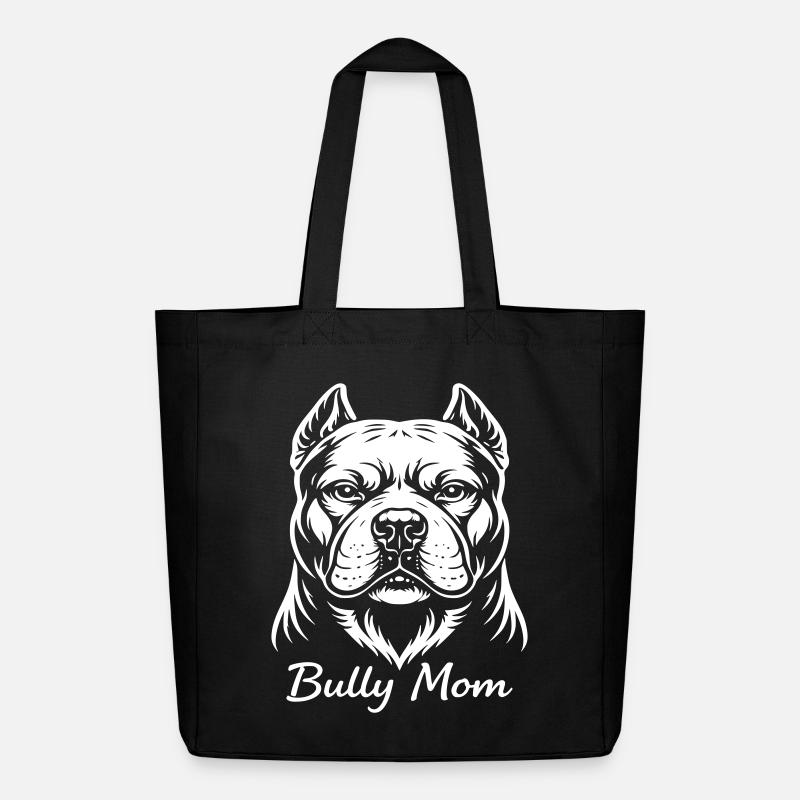 Bully Mom - Midweight Recycled Tote Bag by Stanley/Stella - black
