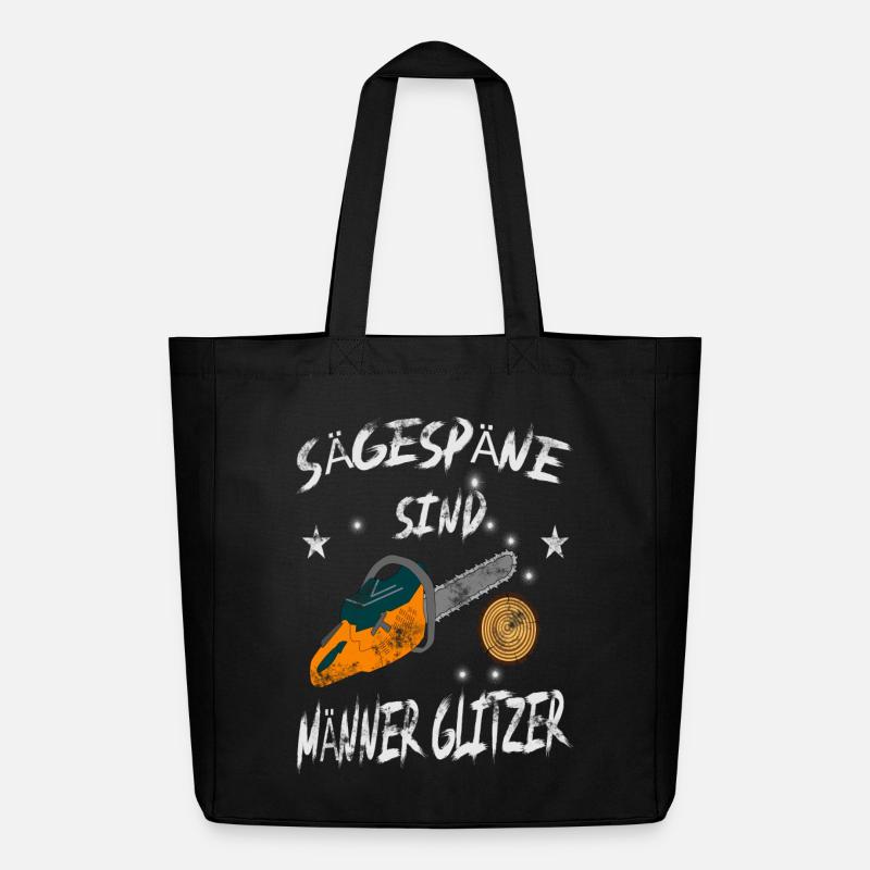 Sägespäne sind Männer Glitzer - Midweight recycelter Stoffbeutel von Stanley/Stella - Schwarz