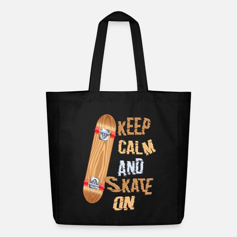 Skater - Midweight recycelter Stoffbeutel von Stanley/Stella - Schwarz