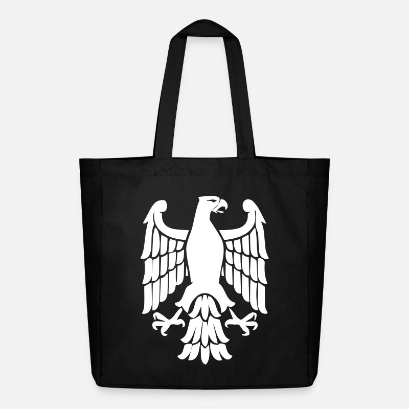 Adler-Symbol - Midweight recycelter Stoffbeutel von Stanley/Stella - Schwarz
