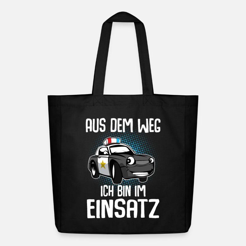 Aus Dem Weg Ich Bin Im Einsatz - Midweight recycelter Stoffbeutel von Stanley/Stella - Schwarz