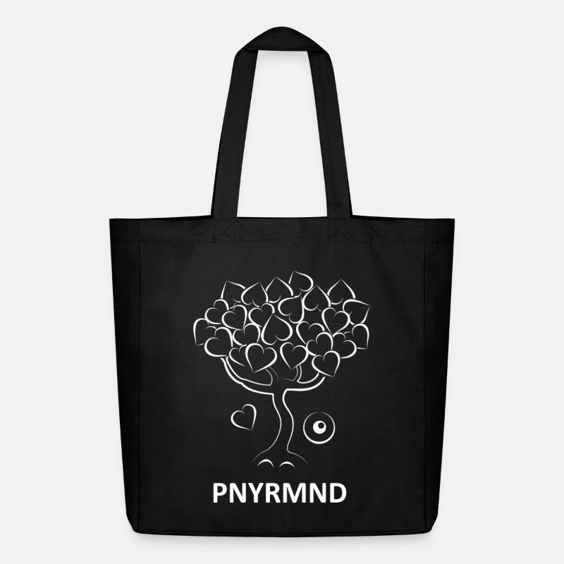 Open your mind tree - Midweight Recycled Tote Bag by Stanley/Stella - black