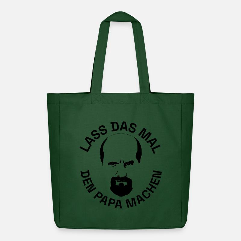 Stromberg Lass Das Mal Den Papa Machen Mit Bernd - Midweight recycelter Stoffbeutel von Stanley/Stella - Flaschengrün