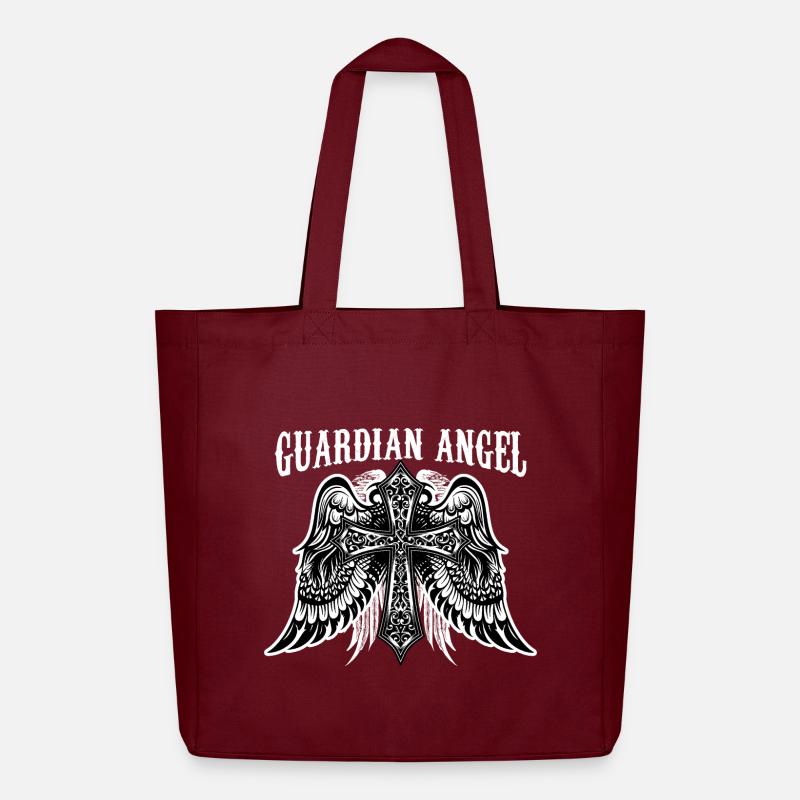 Guardian Angel Engel - Midweight recycelter Stoffbeutel von Stanley/Stella - Burgunderrot