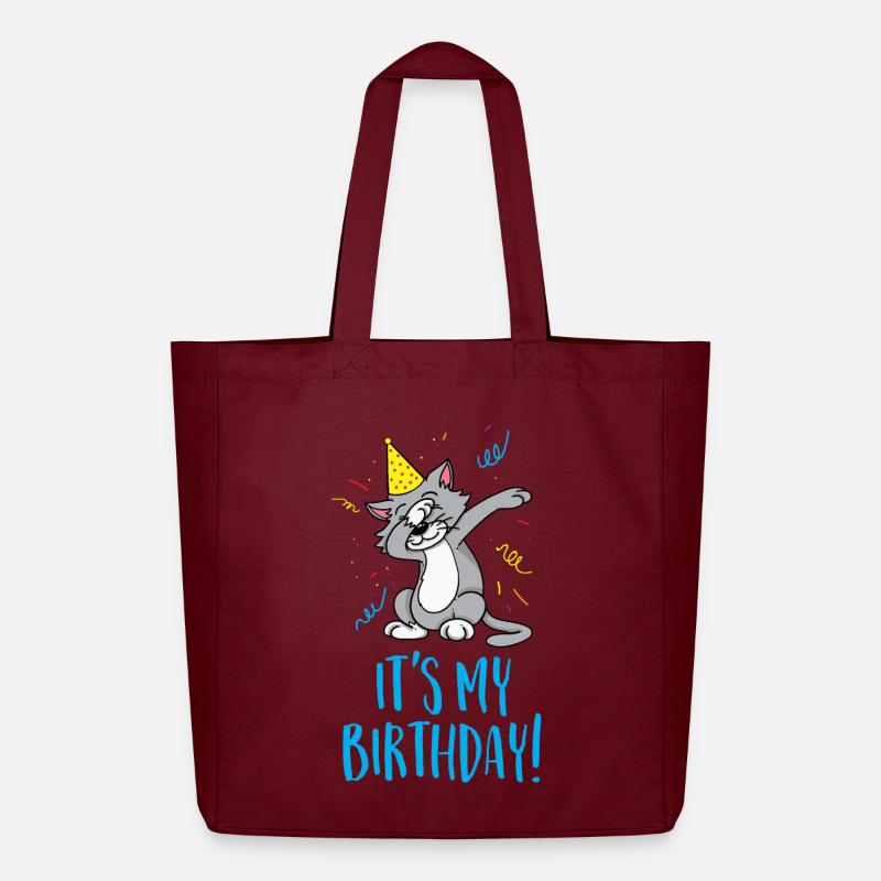 C'est mon anniversaire - Tote bag Stanley/Stella Midweight recyclé - bordeaux
