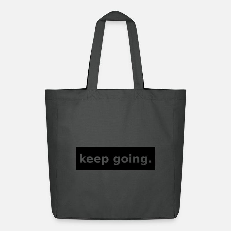 keep going - Midweight Recycled Tote Bag by Stanley/Stella - anthracite