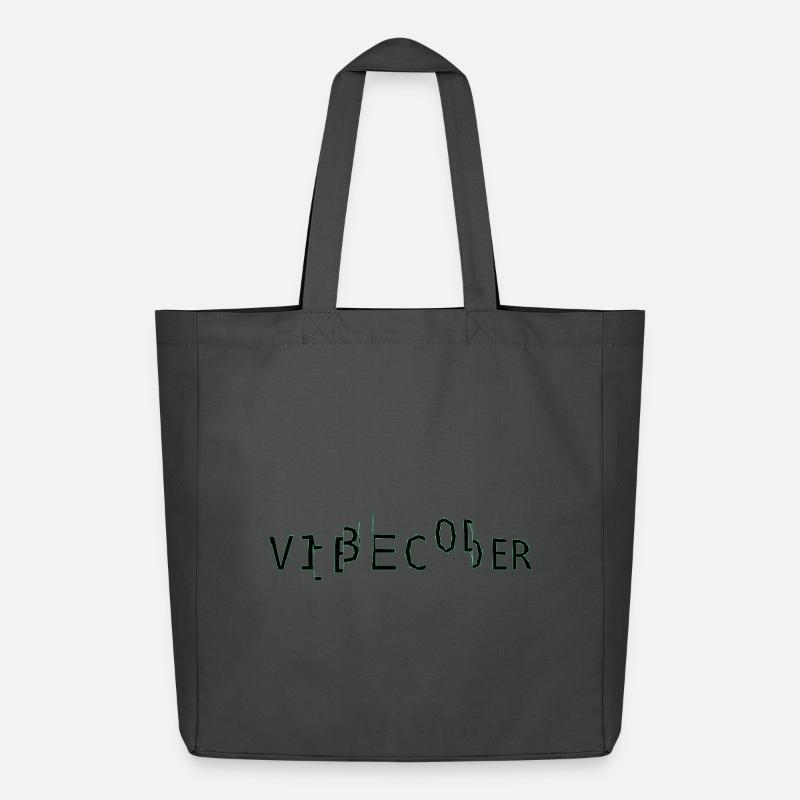 vibecoder_mono Glitch - Midweight recycelter Stoffbeutel von Stanley/Stella - Anthrazit