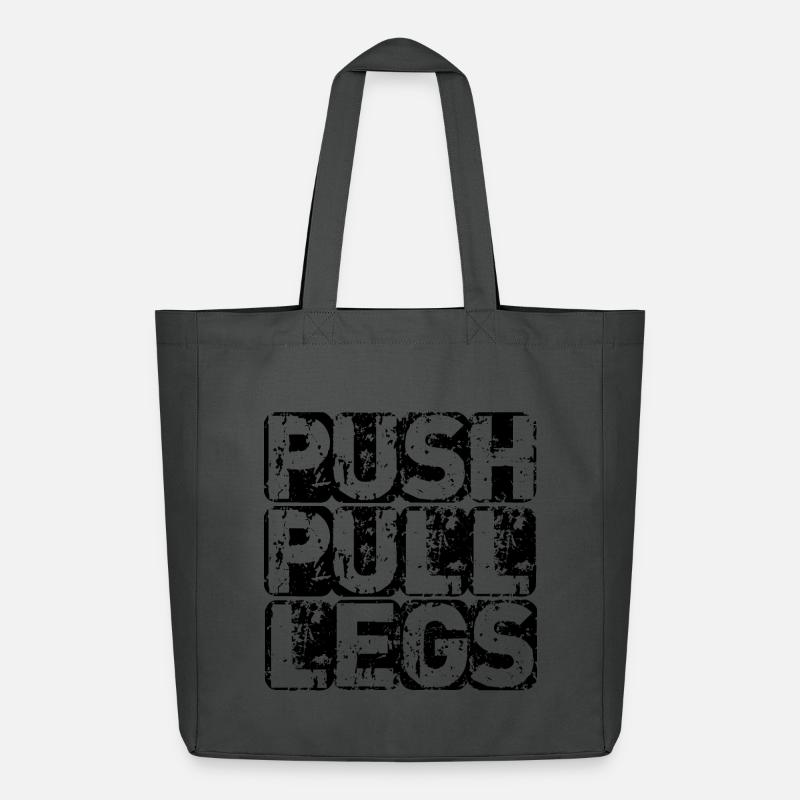 PUSH PULL LEG - Tote bag Stanley/Stella Midweight recyclé - charbon
