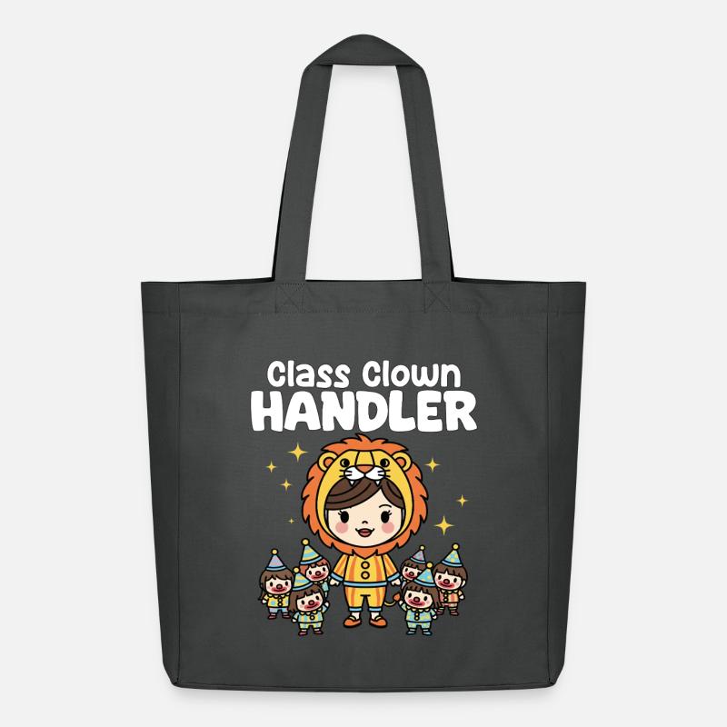 KLASSE CLOWN HANDLER - LEHRER GESCHENK - Midweight recycelter Stoffbeutel von Stanley/Stella - Anthrazit