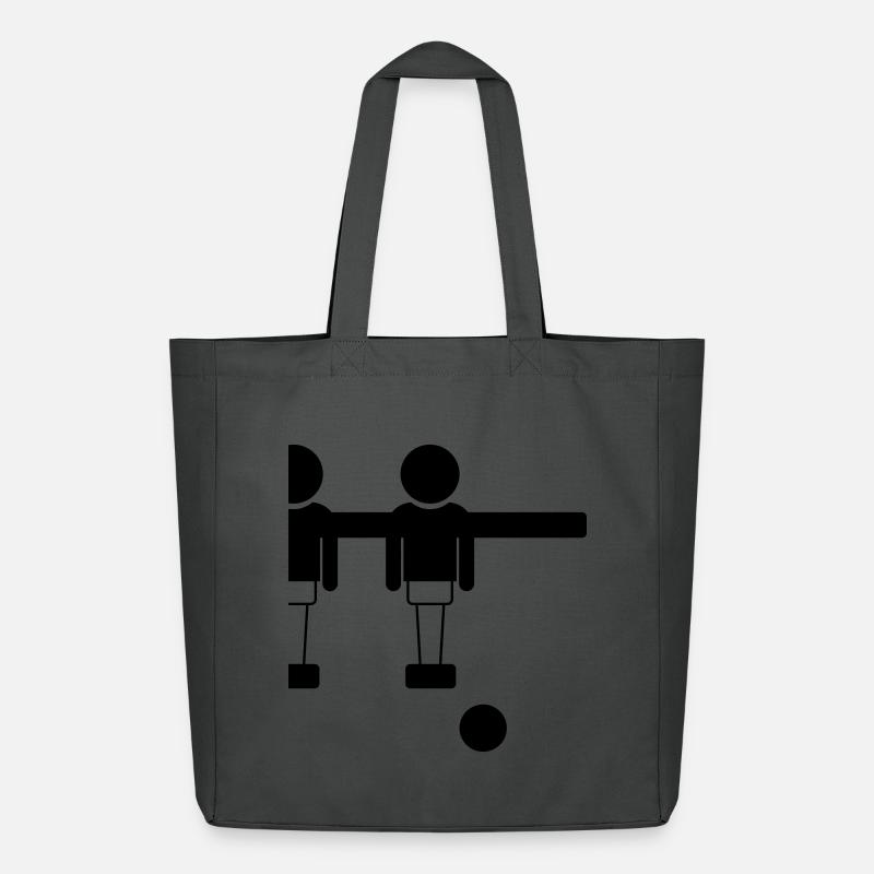 Retro Tischfussball Kicker Design - Goal Getter - Midweight recycelter Stoffbeutel von Stanley/Stella - Anthrazit
