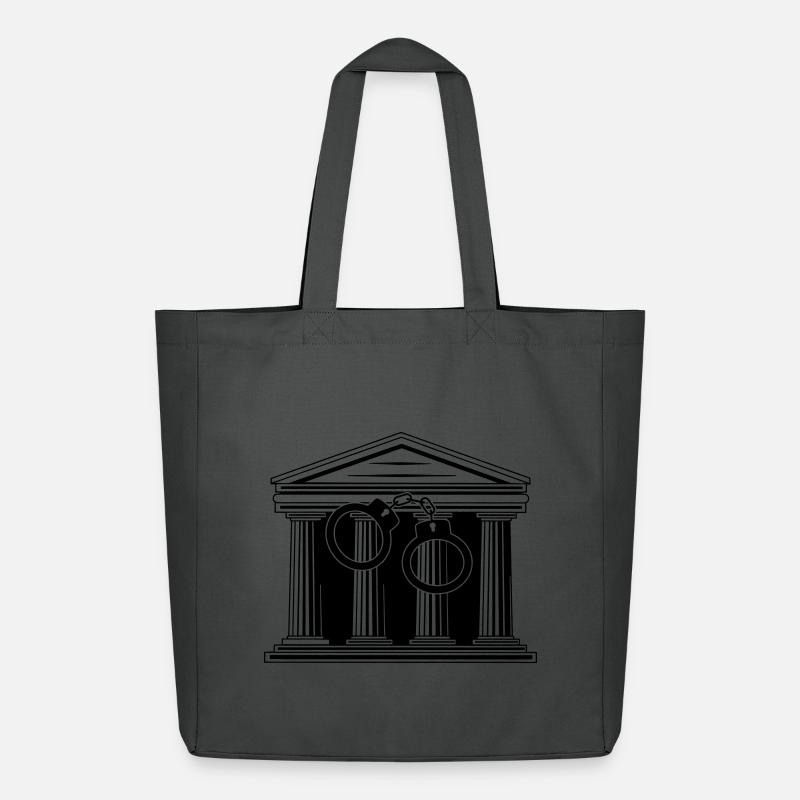 Gerichtshandschellen - Midweight recycelter Stoffbeutel von Stanley/Stella - Anthrazit